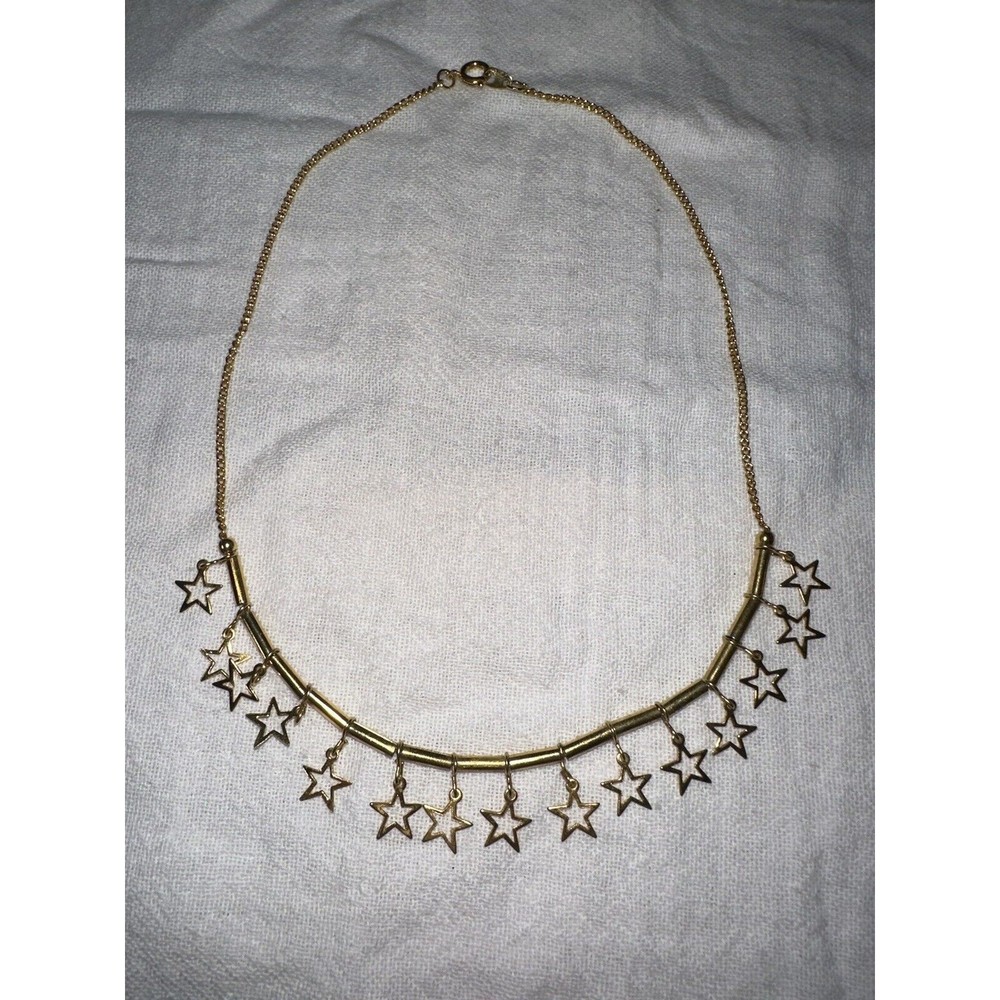 Hong Kong Stamped Gold Coated Star Necklace